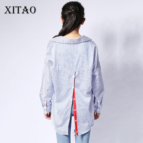 XITAO Stripe Cardigan