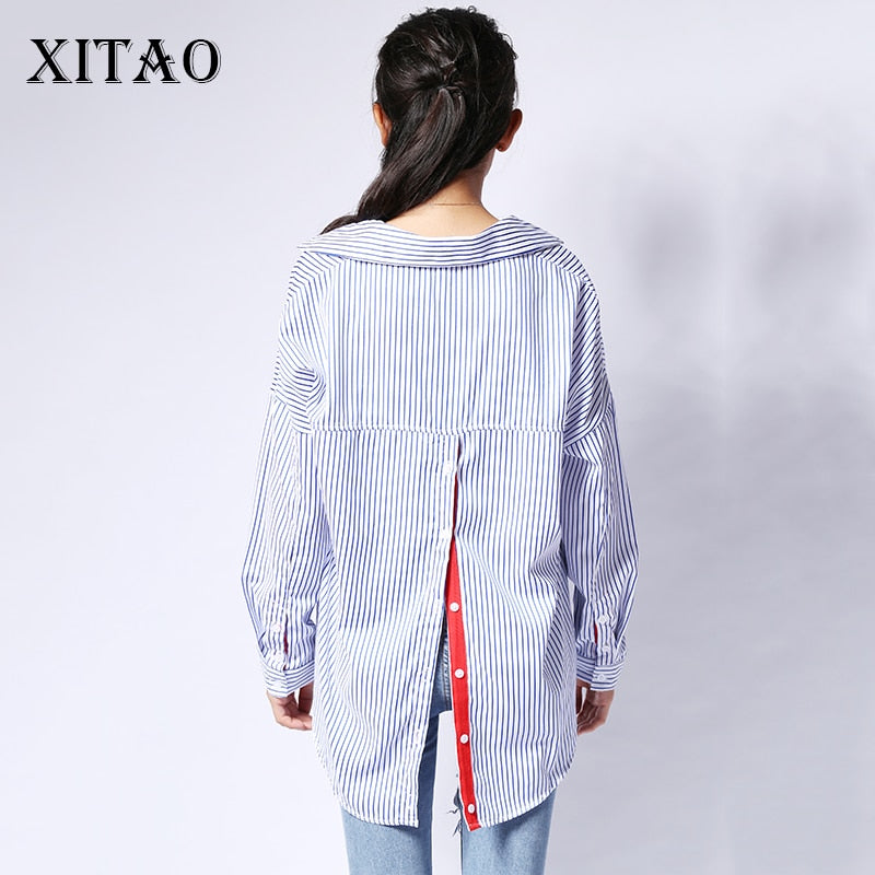 XITAO Stripe Cardigan