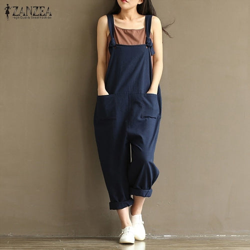ZANZEA Casual Rompers