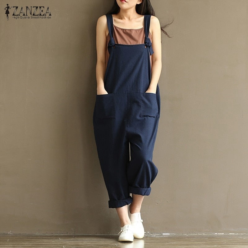 ZANZEA Casual Rompers