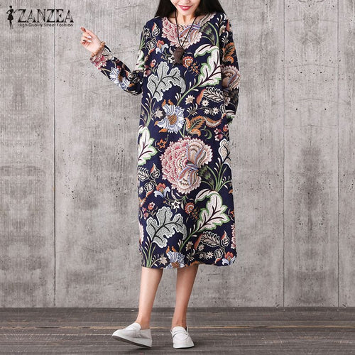 ZANZEA Vintage Women