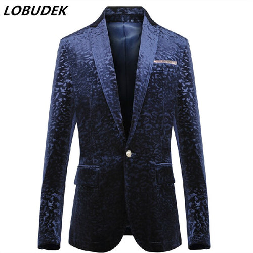 blue costume men's