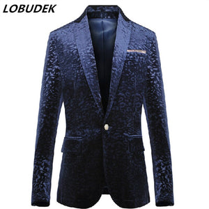 blue costume men's