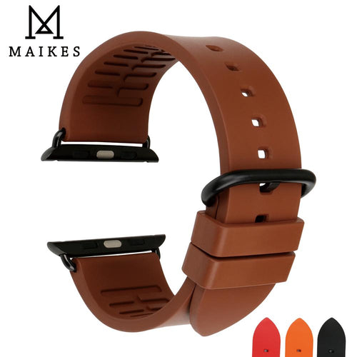brown fluororubber watches