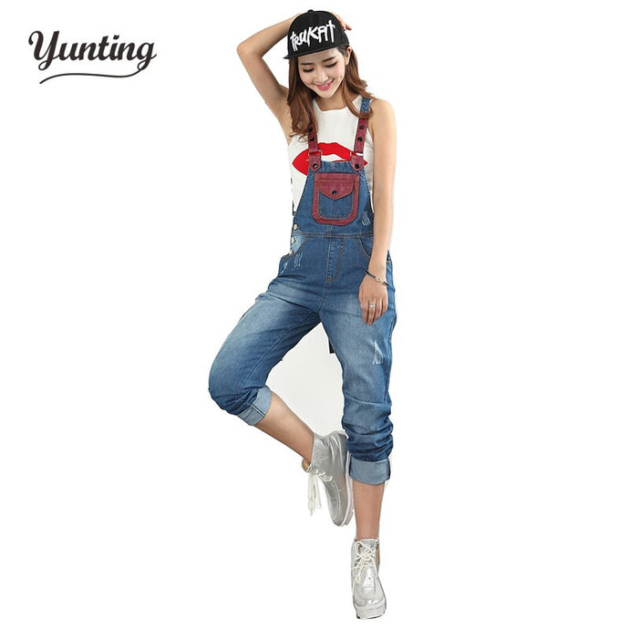 denim dungarees women