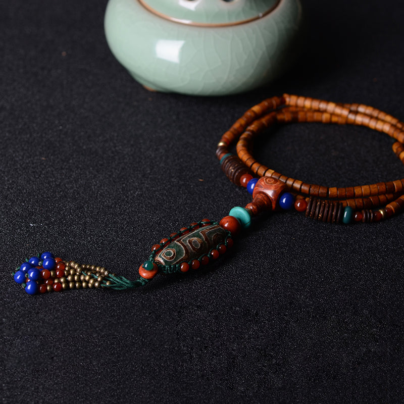 ethnic maxi necklace