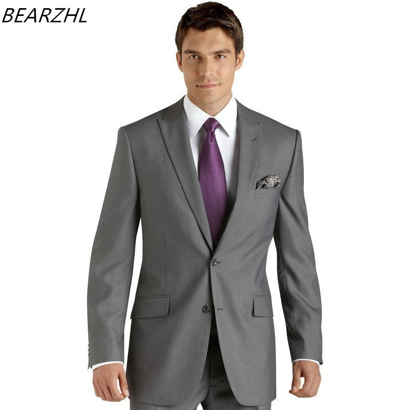 grey mens suits