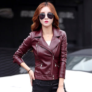 leather jacket women