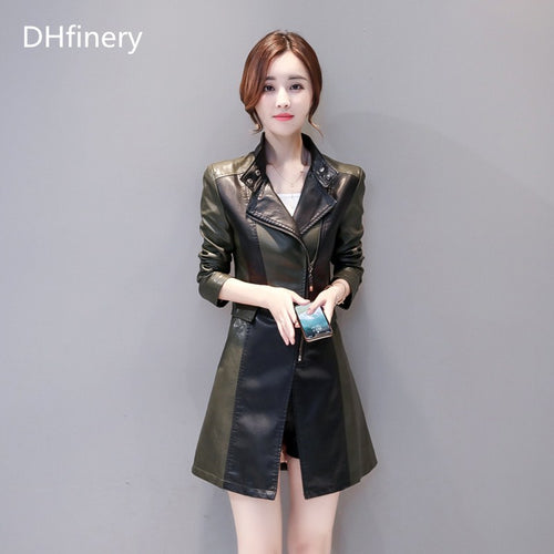 leather jacket women