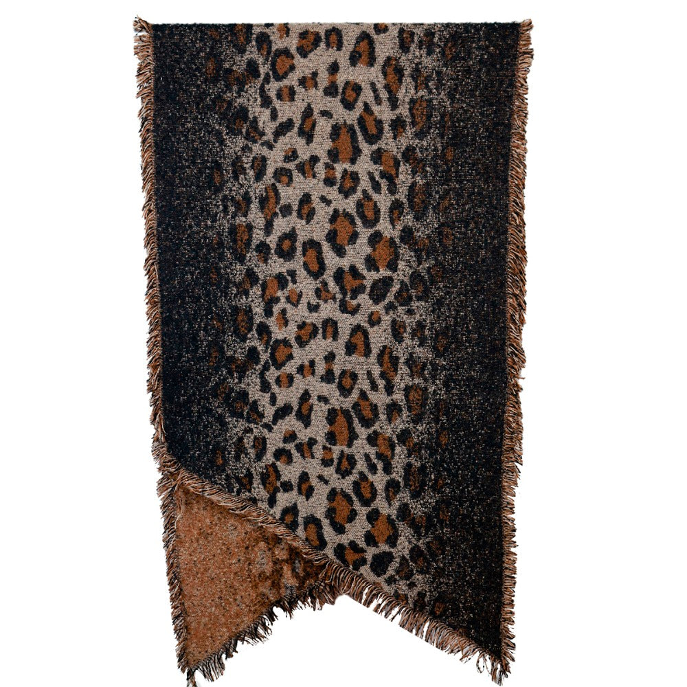 leopard scarf women