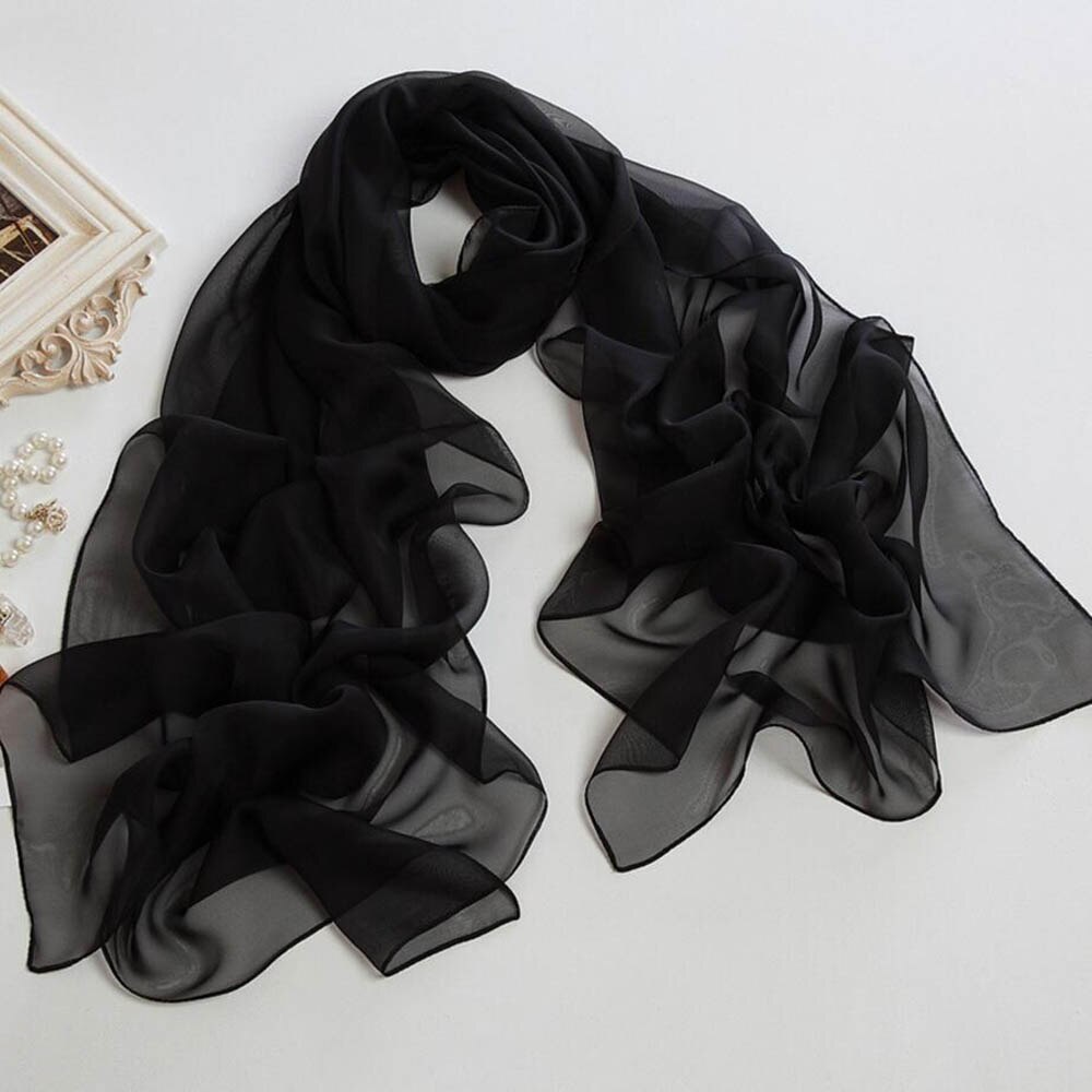 plain silk scarfs