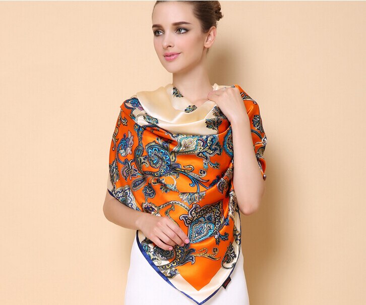 silk scarf women