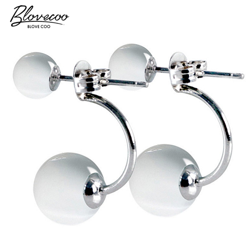 silver stud earrings