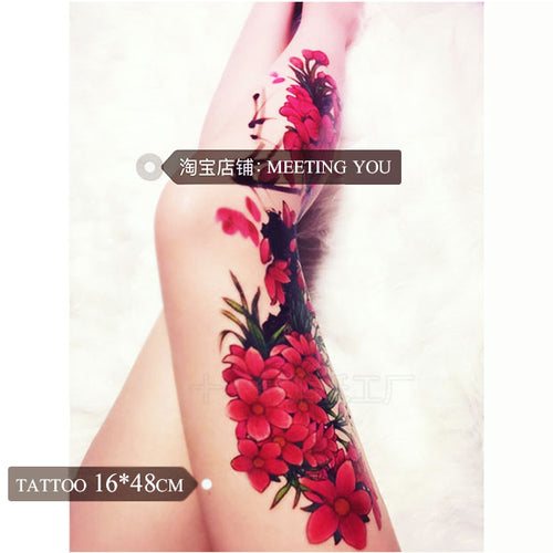 temporary tattoos flower/flowers