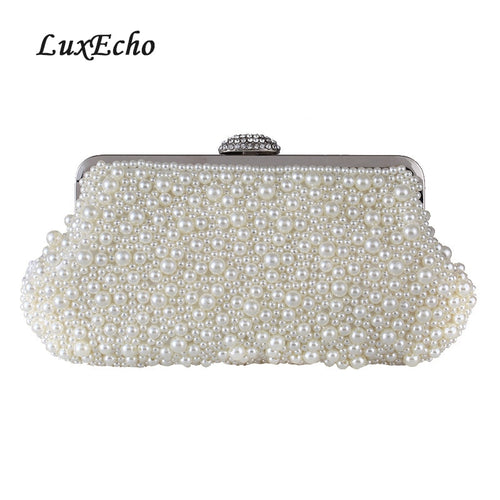 white/ivory/ pearl bags